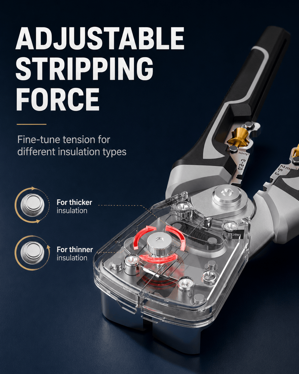 Professional Self-Adjusting Wire Stripper