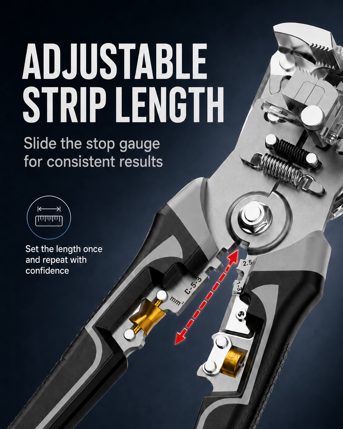 Professional Self-Adjusting Wire Stripper