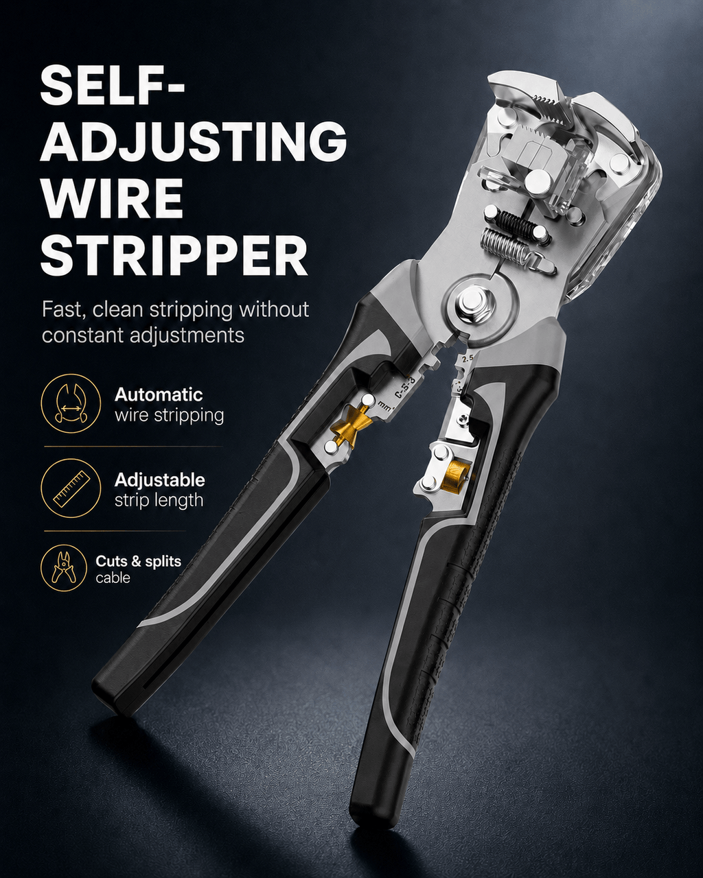 Professional Self-Adjusting Wire Stripper