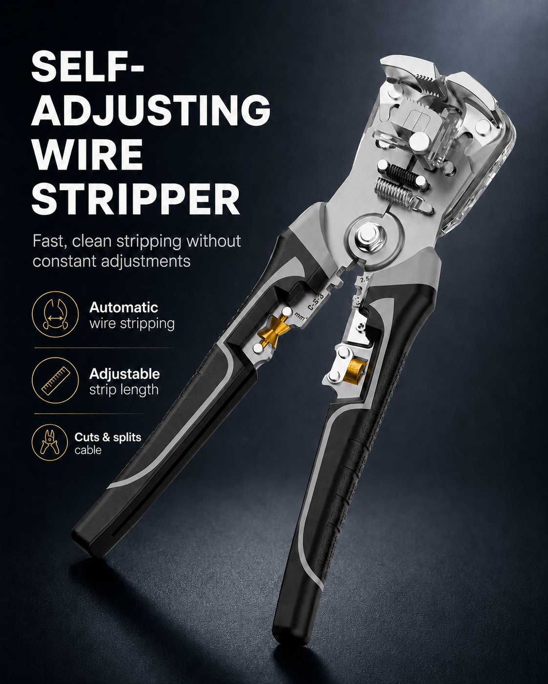 Professional Self-Adjusting Wire Stripper