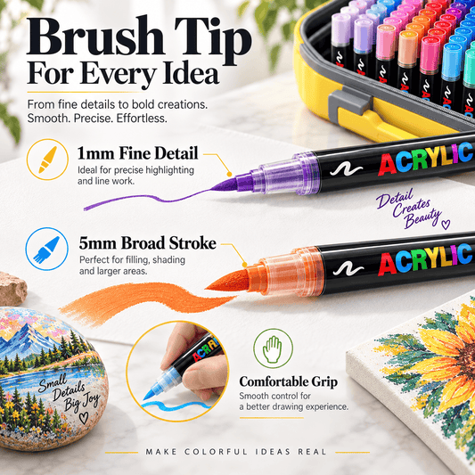 Professional Acrylic Paint Marker Set